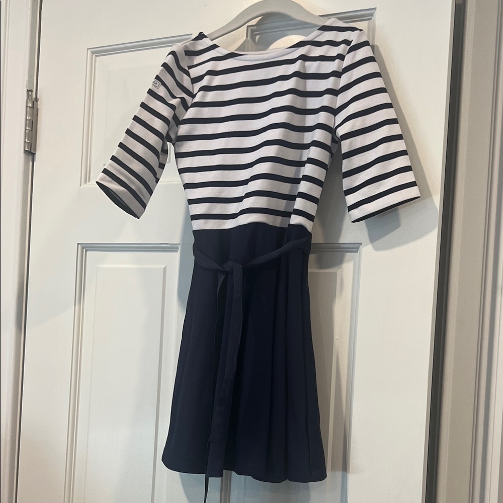 Polo by Ralph Lauren Navy and White Striped Dress